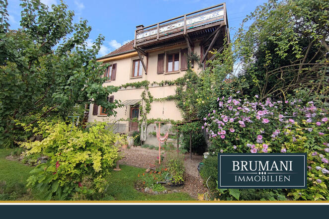 BRUMANI | vielseitiges Haus mit Garten und Blick auf den Rhein in Rhinau (F)