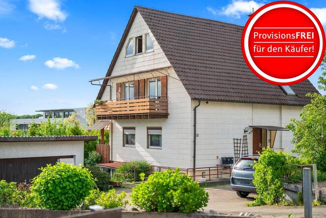 Zweifamilienhaus zur Kapitalanlage auf schnem Grundstck mit Aussicht