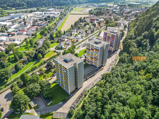 IMMORath.de - Wohnung in der obersten Etage in Waldkirch mit Ausblick