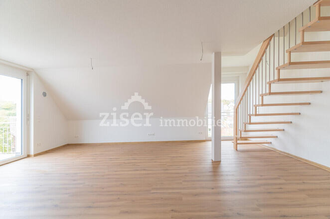 Schne Dachgeschoss-Maisonetten-Neubauwohnung!