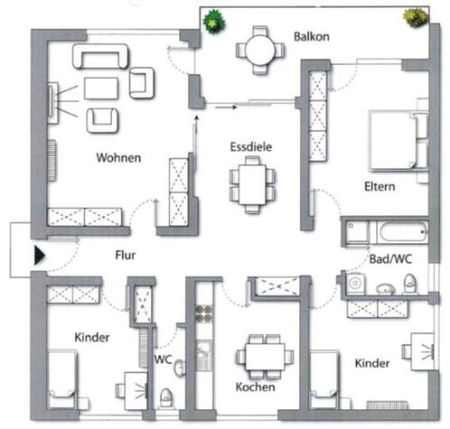 Ihr neues Zuhause in der March-Hugstetten: Eigentumswohnung 124m Wohnflche
