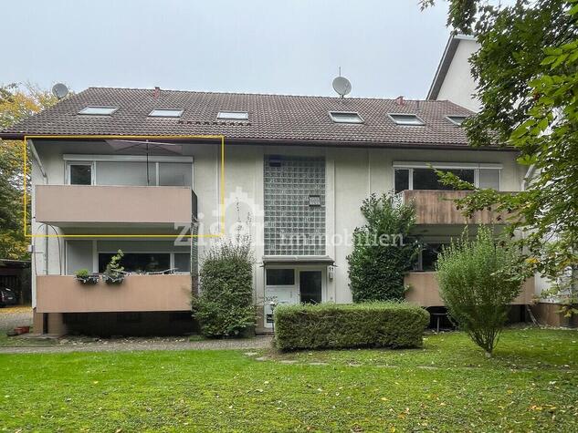 Vermietete 3-Zimmer-Wohnung mit Blick ins Grne