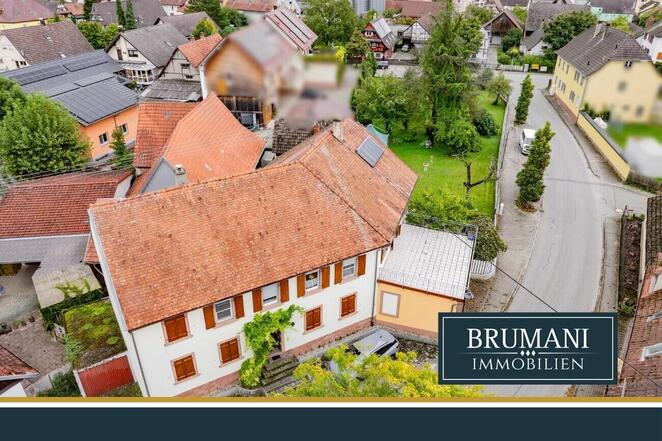 BRUMANI | Zweifamilienhaus mit grozgiger Gewerbeeinheit und zustzlichem Baugrundstck in Schwanau