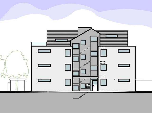 Neubauprojekt in TOP-Wohnlage  - 3  - Zimmer-Wohnung im 1. OG mit Balkon