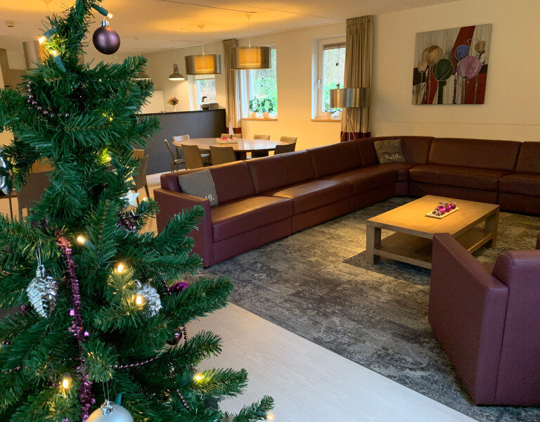 De Wolfskuil Met een groep weg met kerst