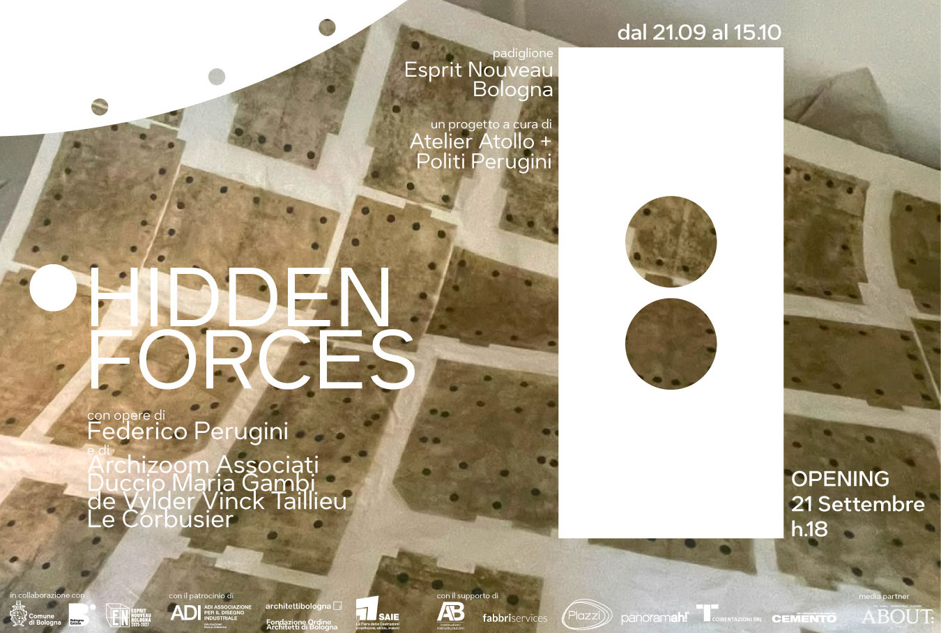 Hidden Forces: le dinamiche che danno forma all’architettura. In concomitanza con SAIE Bologna 2026, il programma di Hidden Forces prosegue con due appuntamenti al Padiglione Esprit Nouveau