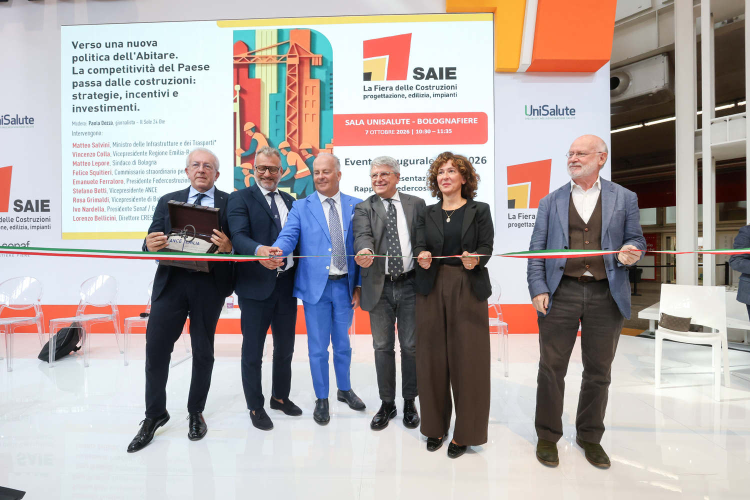Inaugurata oggi SAIE – La Fiera delle Costruzioni: progettazione, edilizia, impianti, in programma a BolognaFiere fino al 10 ottobre.