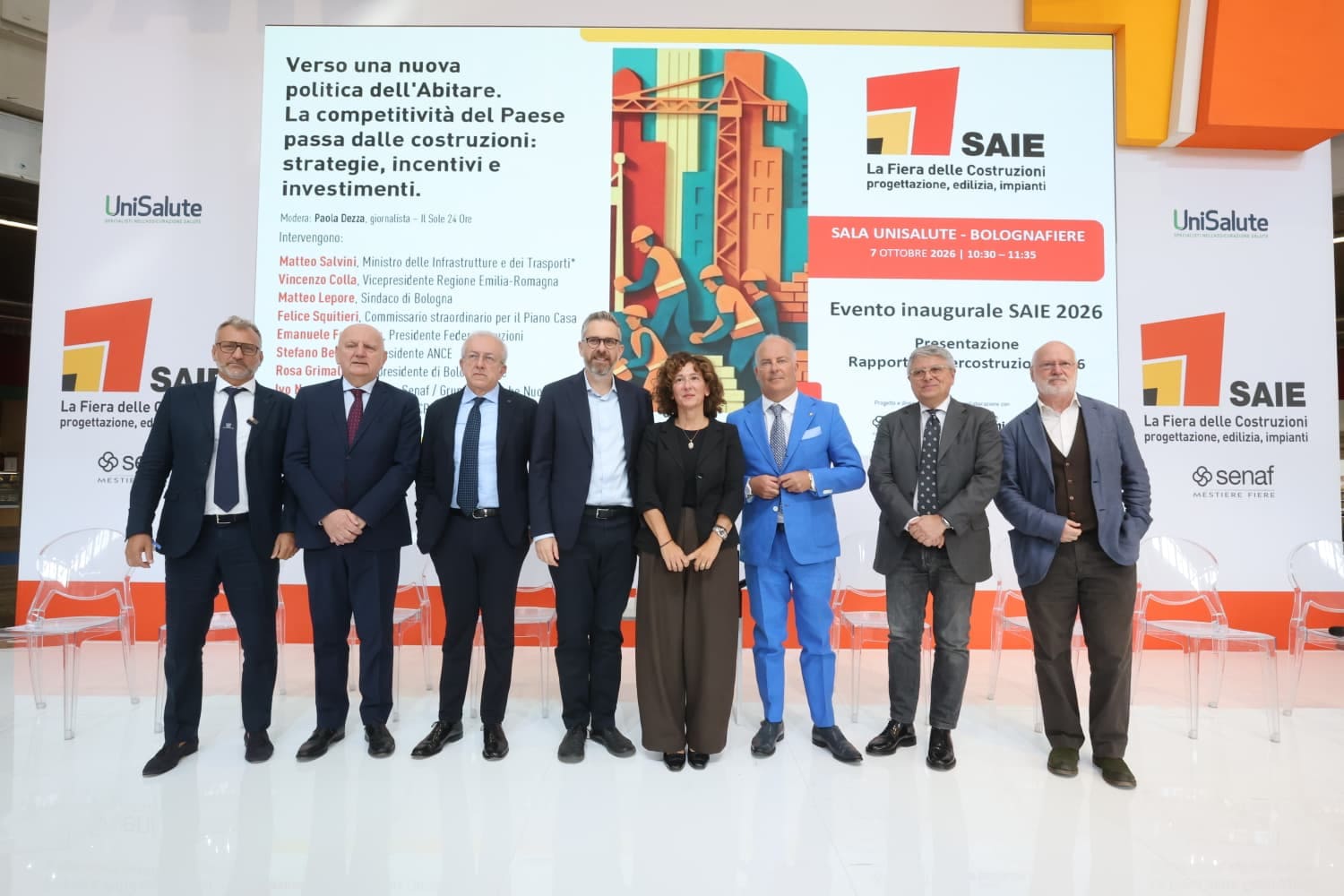 SAIE e Federcostruzioni rinnovano per altri tre anni la partnership: confermato l’accordo che prevede la realizzazione del Rapporto “Il Sistema delle costruzioni in Italia”, presentato ogni anno nell’ambito della fiera di riferimento del settore