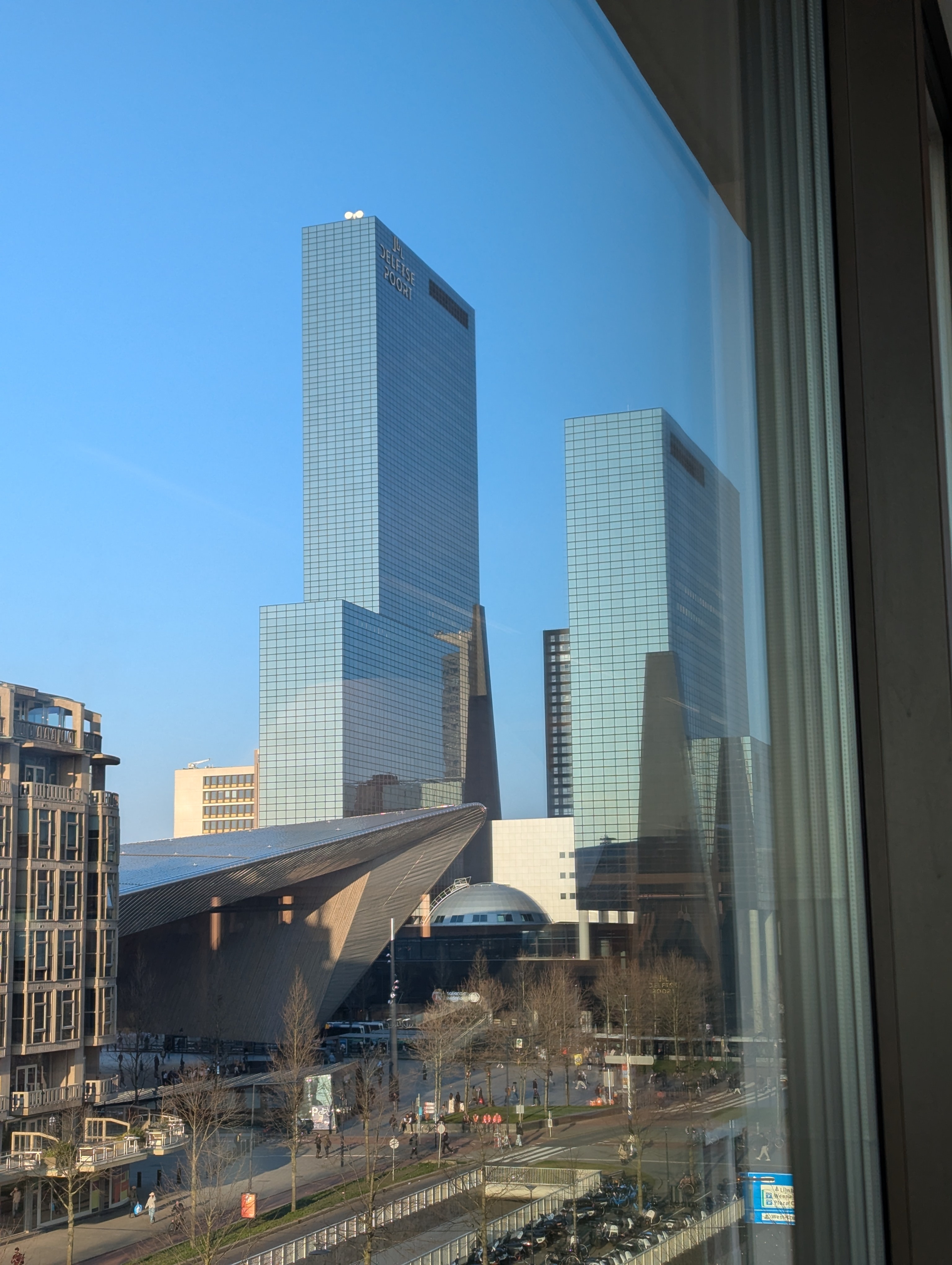 My view while working at the Robeco office