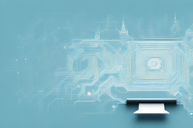 A digital landscape representing the city of husum