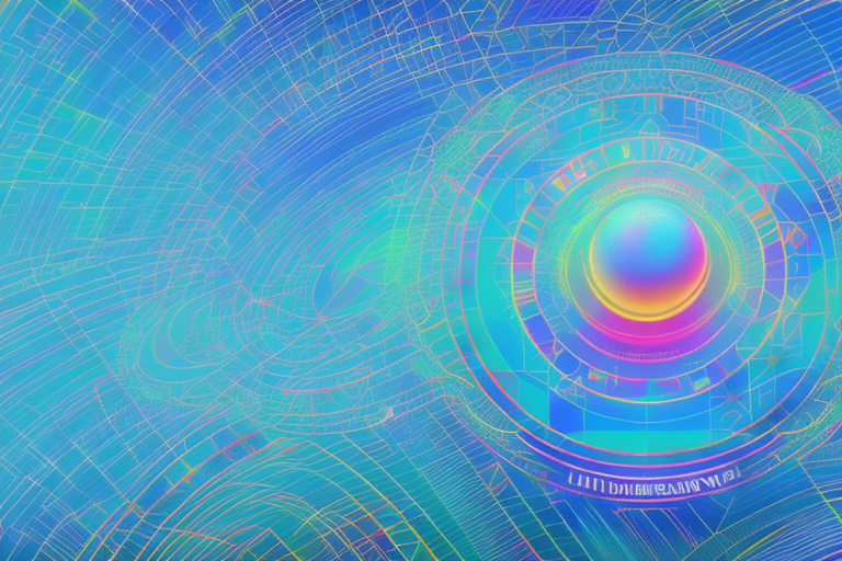 A vibrant digital landscape representing hünxe