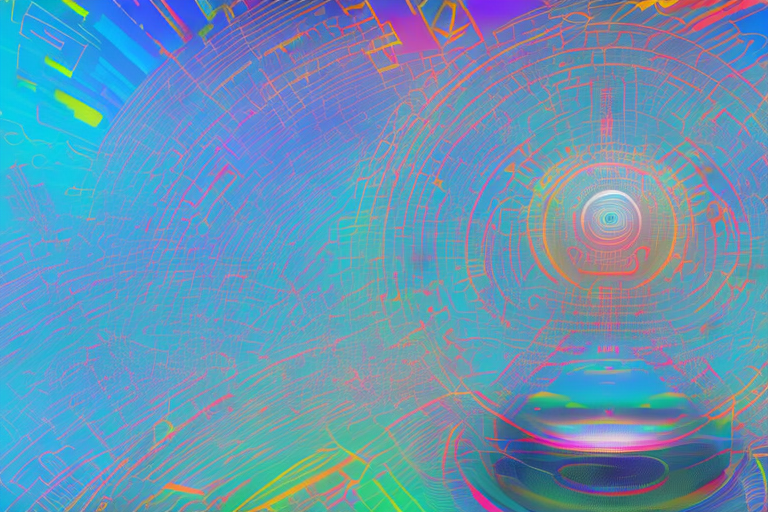 A vibrant digital landscape