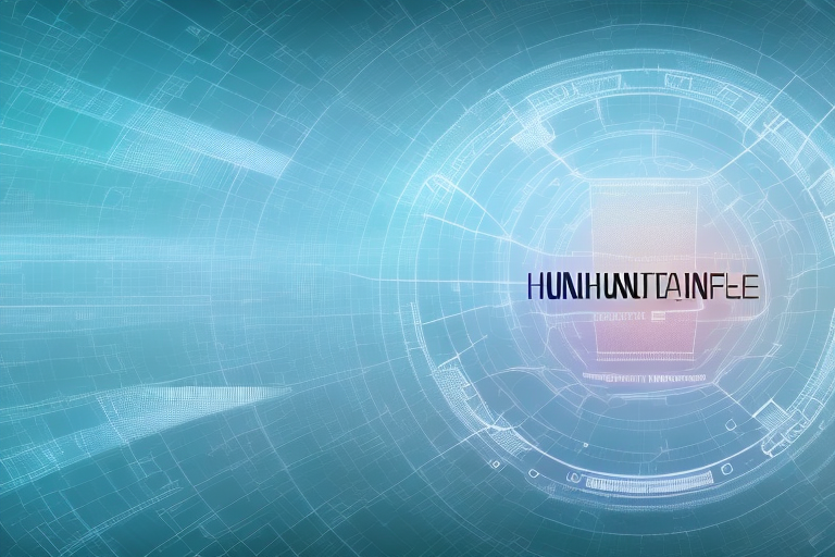 A digital landscape representing the internet