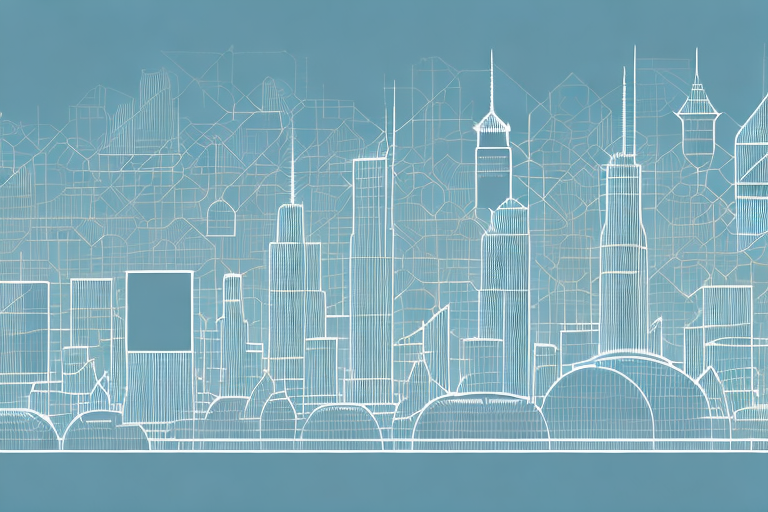 A digital cityscape