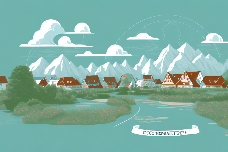 A picturesque landscape of schondorf am ammersee
