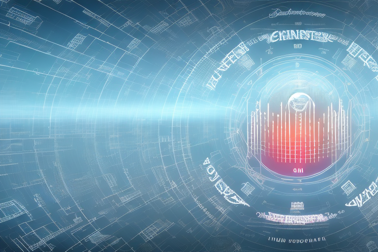 A digital landscape representing the internet