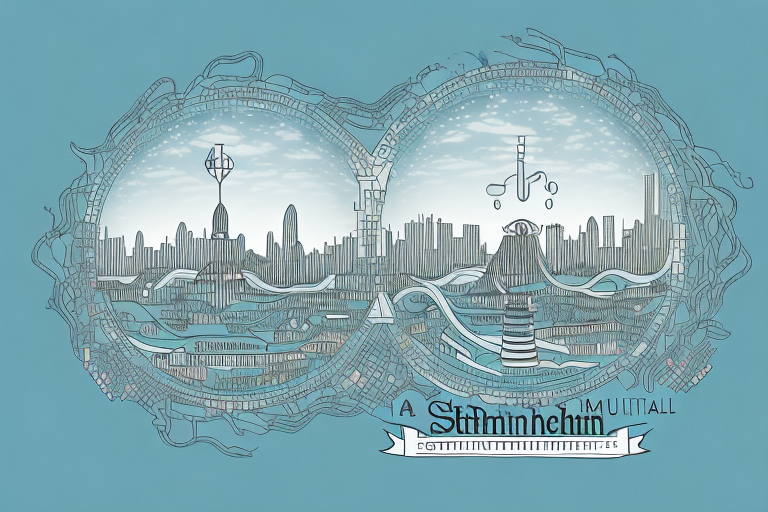 A symbolic representation of the city of steinheim an der murr