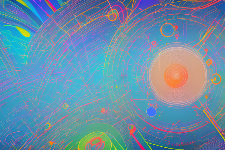 A vibrant digital landscape