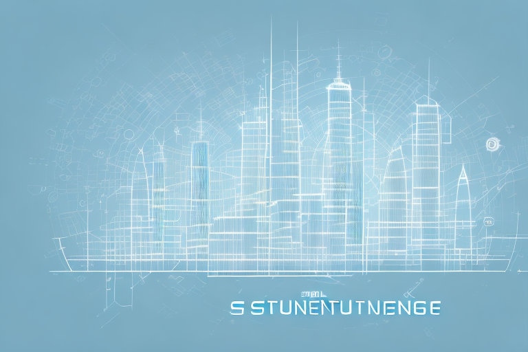 A digital cityscape representing stutensee
