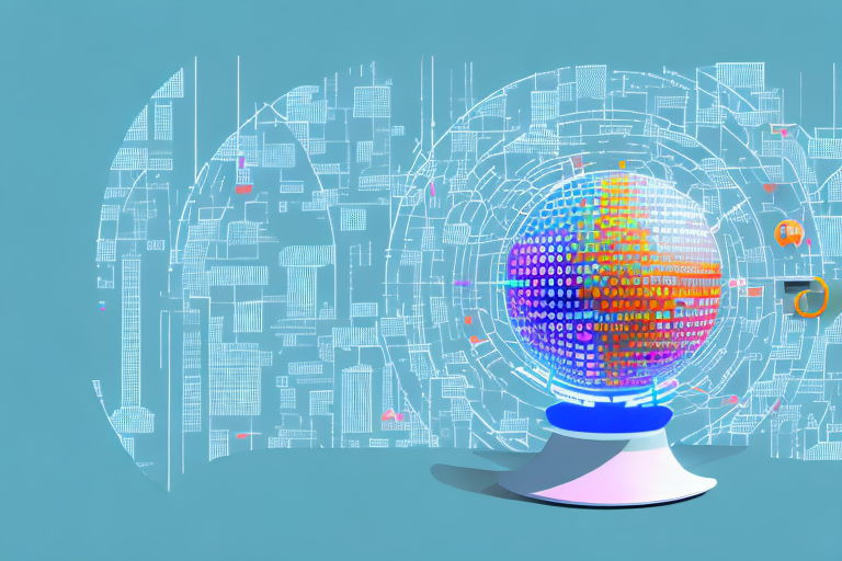 A vibrant digital cityscape representing süderdorf