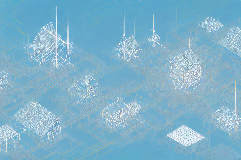 A digital landscape representing an internet agency