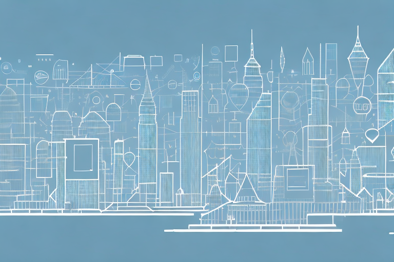 A digital cityscape