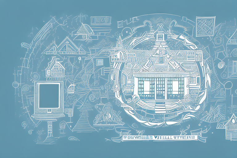 A symbolic representation of a digital agency in the quaint village of sternenfels