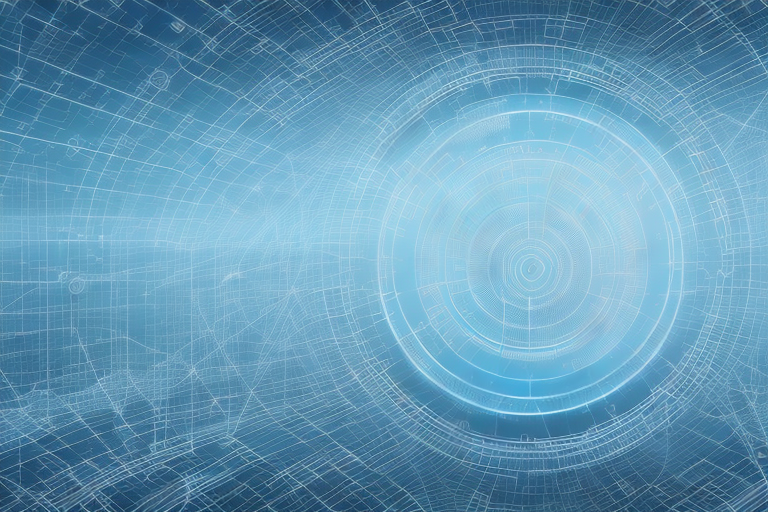 A digital landscape representing the internet