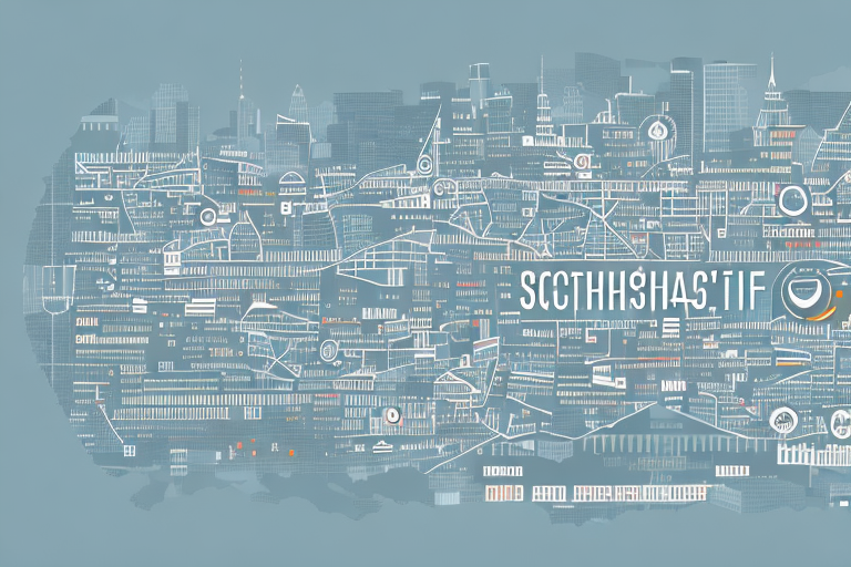A digital cityscape representing schweinfurt