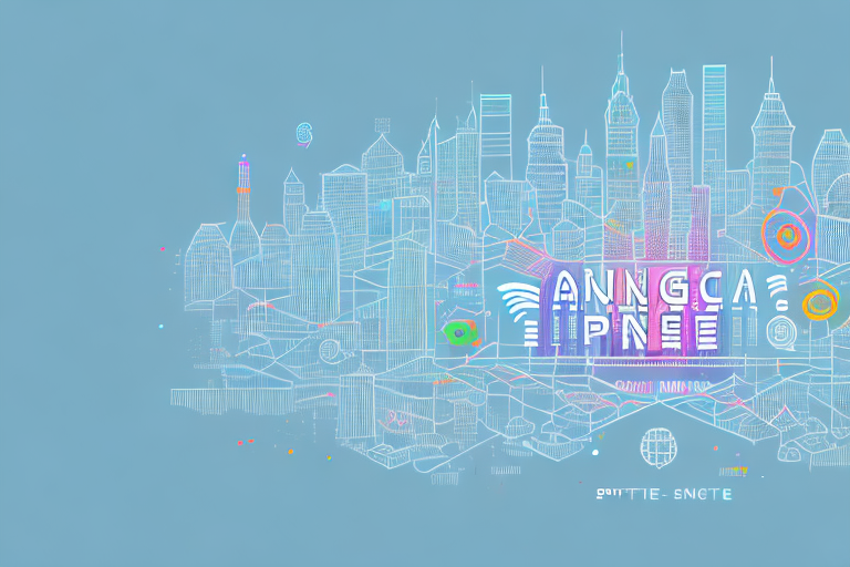 A vibrant cityscape symbolizing spenge