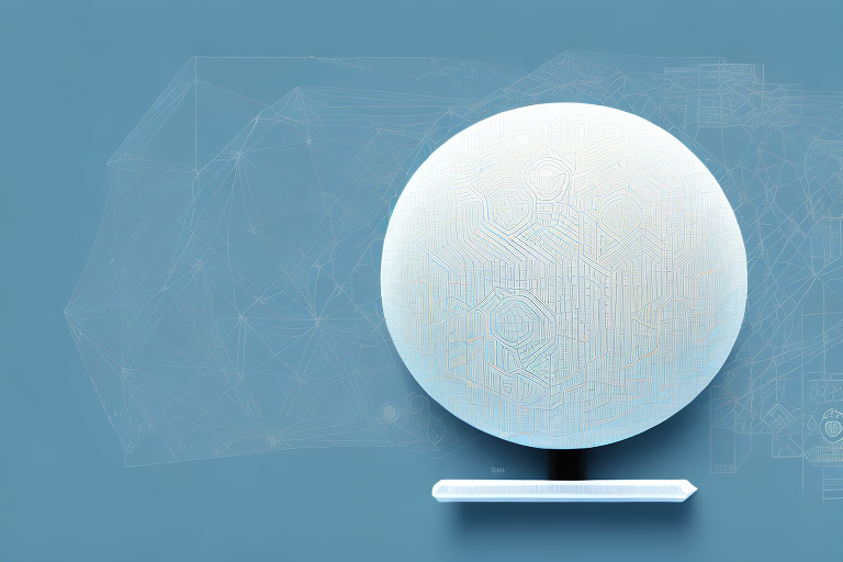 A digital landscape representing steinigtwolmsdorf with various symbolic elements like a computer mouse