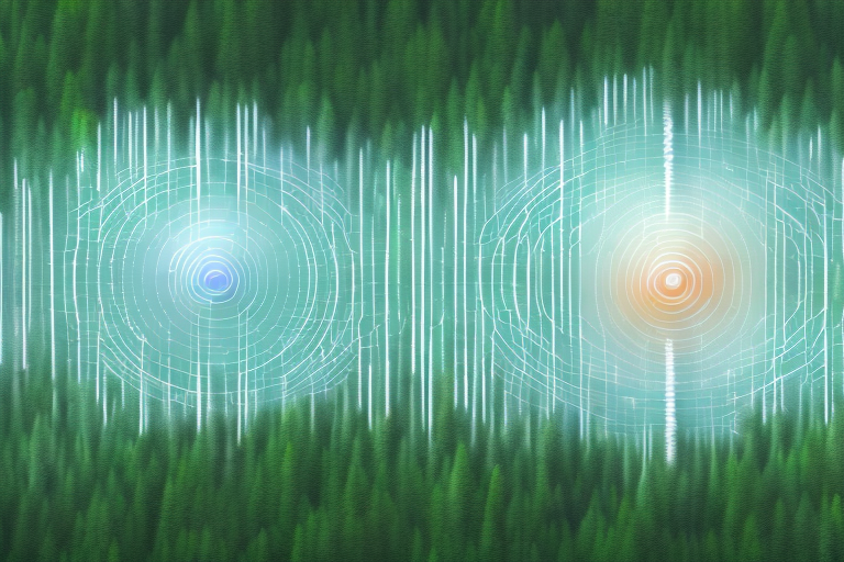 A digital landscape representing the internet