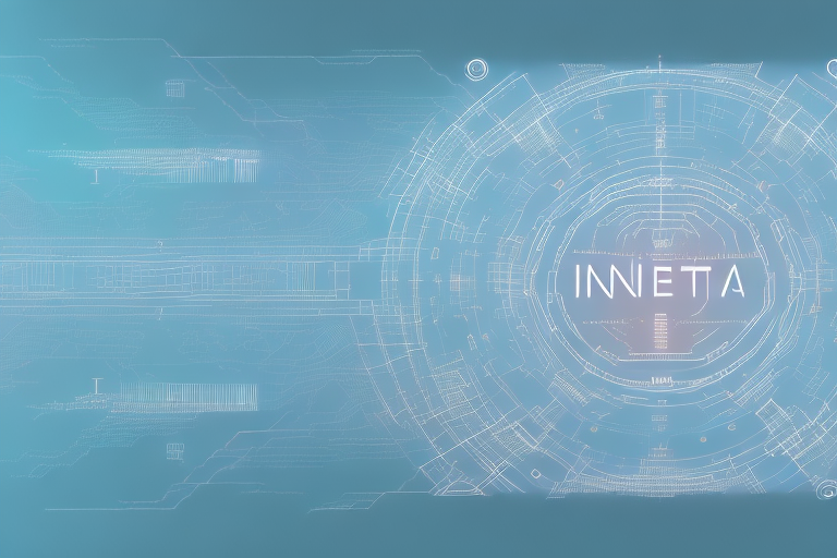 A digital landscape representing the internet