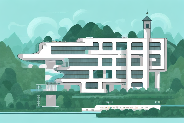 A modern building representing an internet agency