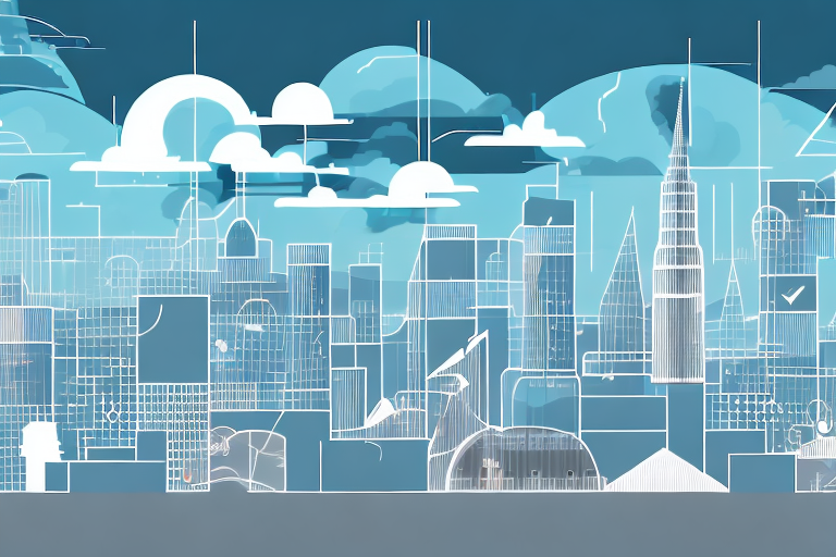 A digital cityscape representing schwarzach