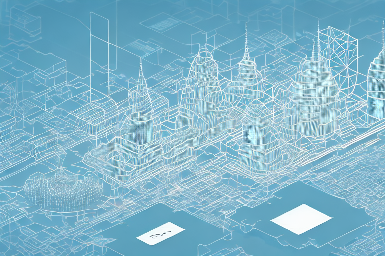 A digital cityscape representing schwenningen