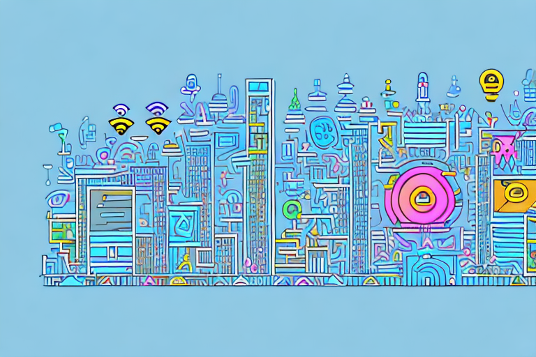 A vibrant cityscape representing schrozberg