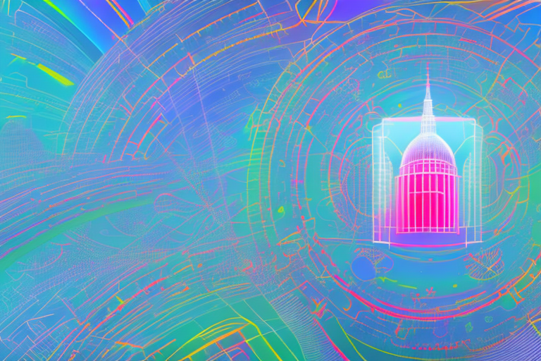 A vibrant digital landscape
