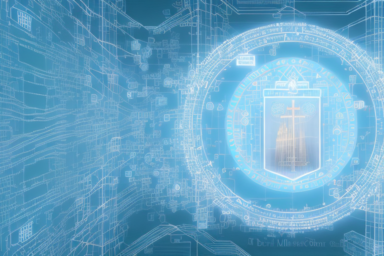 A digital landscape representing an internet agency in the scenic town of st. blasien