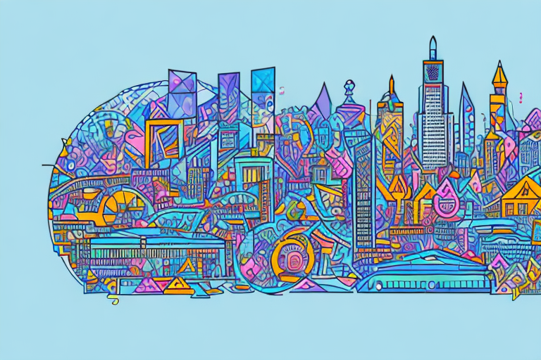 A vibrant cityscape representing stendal