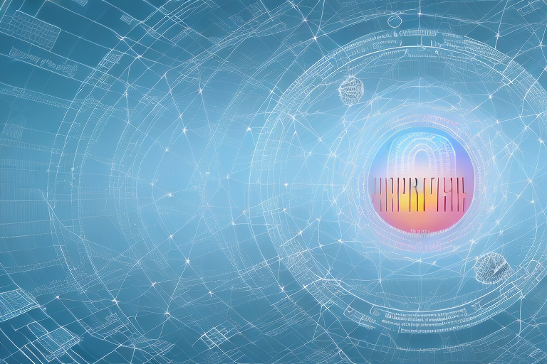 A digital landscape representing the internet