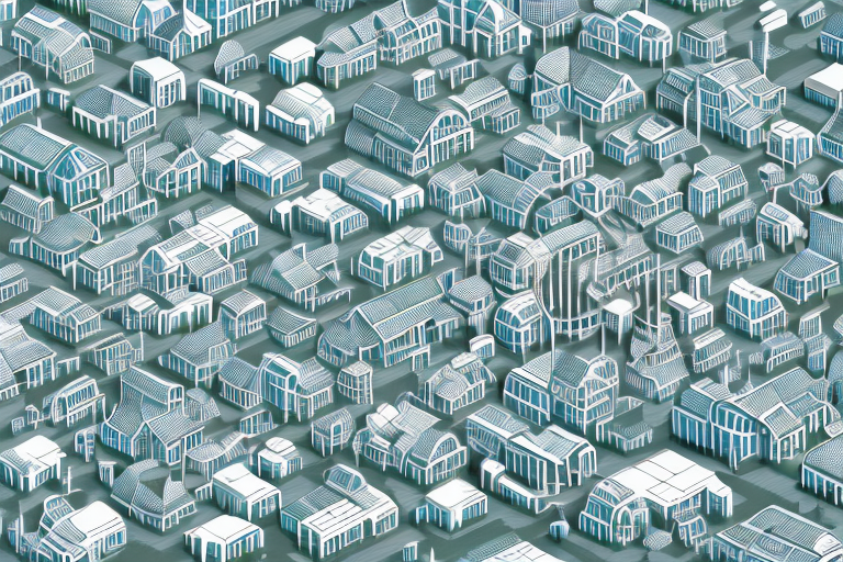 A digital landscape representing the internet