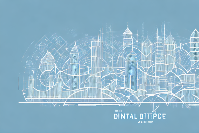A digital cityscape