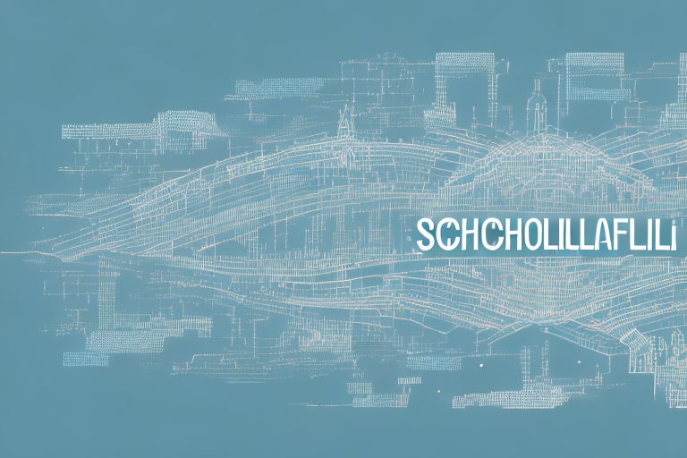 A digital landscape representing the town of schöllnach