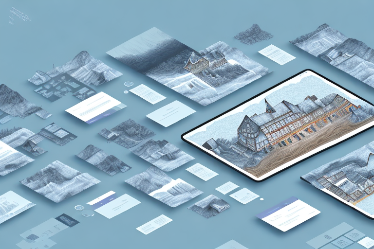 A digital landscape representing the town of süderhastedt