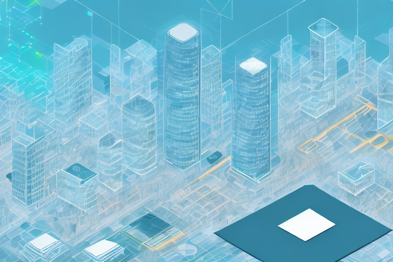 A digital cityscape with diverse