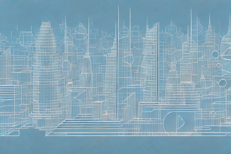 A digital cityscape