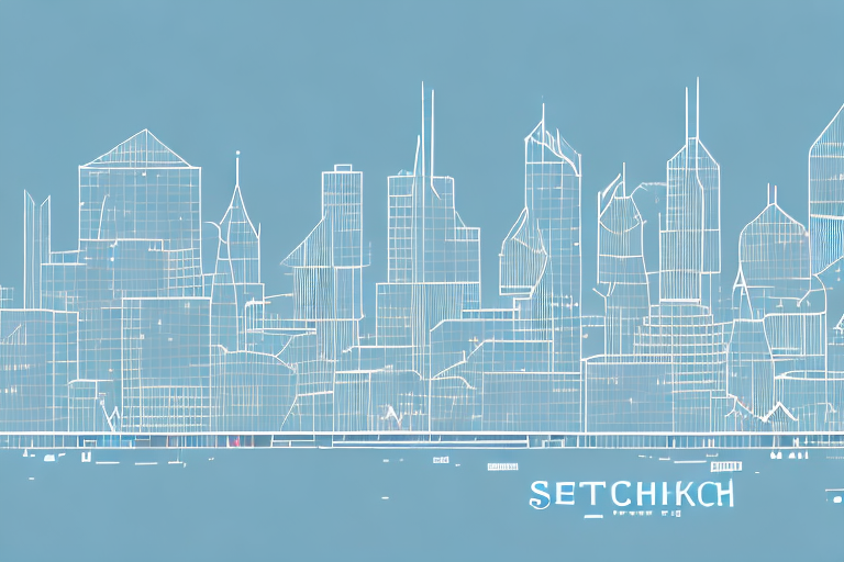 A digital cityscape representing seekirch