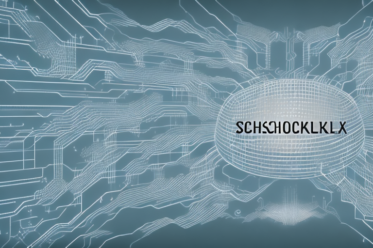 A digital landscape representing the town of schöneck/vogtl. with various symbolic elements representing internet agencies