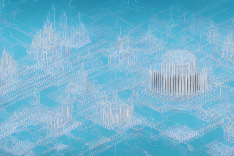 A digital landscape representing an internet agency